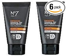 (6 PACK) No7 Men Energising Gradual Tan Moisturiser SPF 15 x 50ml