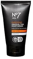 (2 PACK) No7 Men Energising Moisturiser SPF 15 x 50ml & Energising Gradual Tan Moisturiser SPF 15 x 50ml by No7 Men