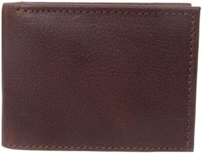 Leather Wallet Bifold Pocket Money Holder Credit Card Case Slim Personal ID Slot, Best for Christmas to Mens